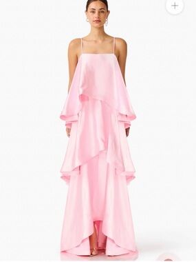 emelia floral appliqué pleated georgette halter maxi dress Elliatt | Dresses | Elliatt Ivory 3d Applique Gown Medium subcategory:Jackets